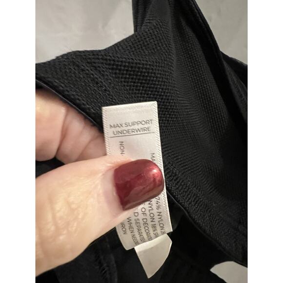 Livi For Lane Bryant Charcoal Gray High Impact Sports Bra Sz 40 F - Picture 5 of 5